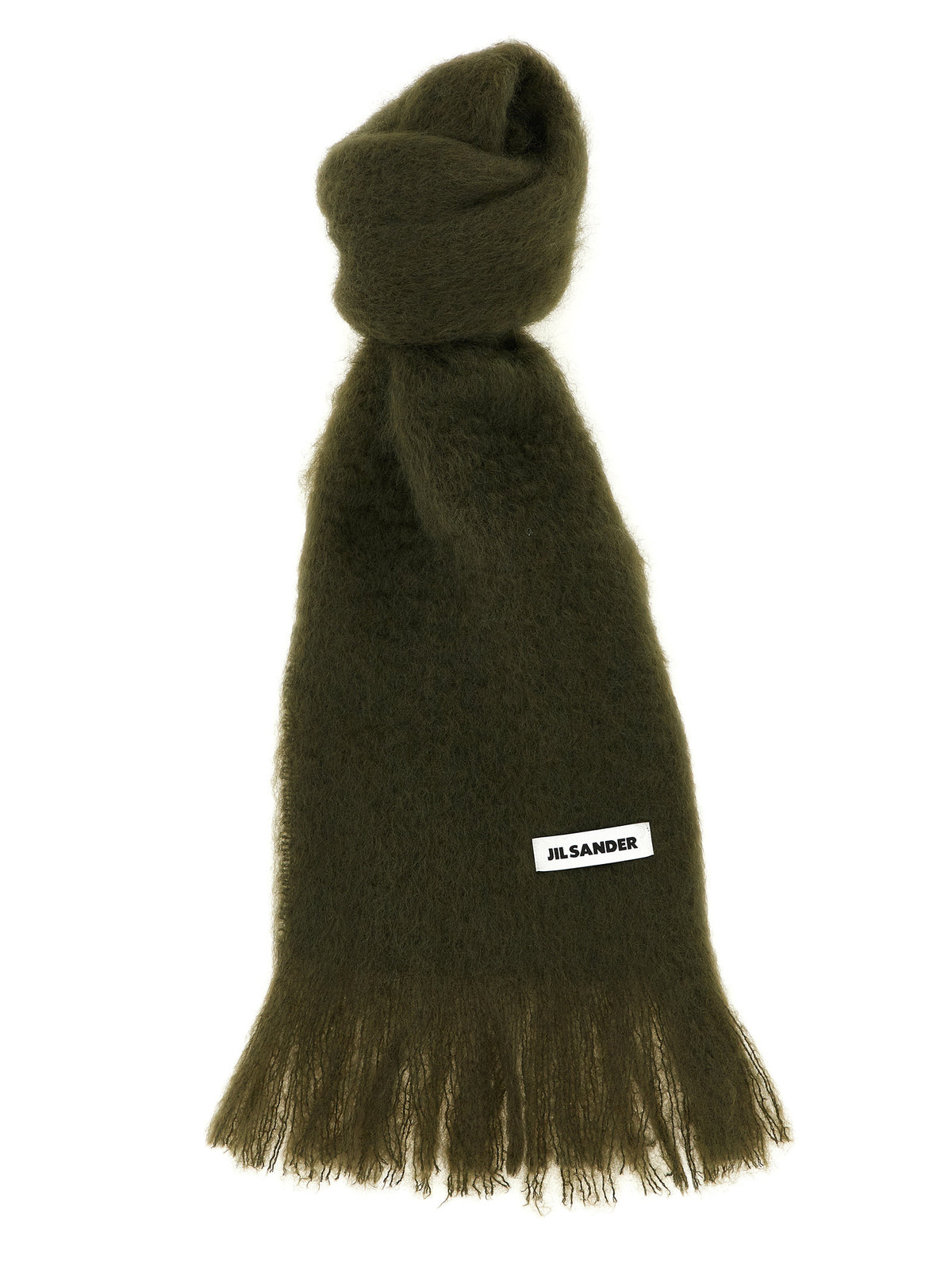 Green Wool Scarf