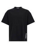 White and Black Cotton T-Shirt