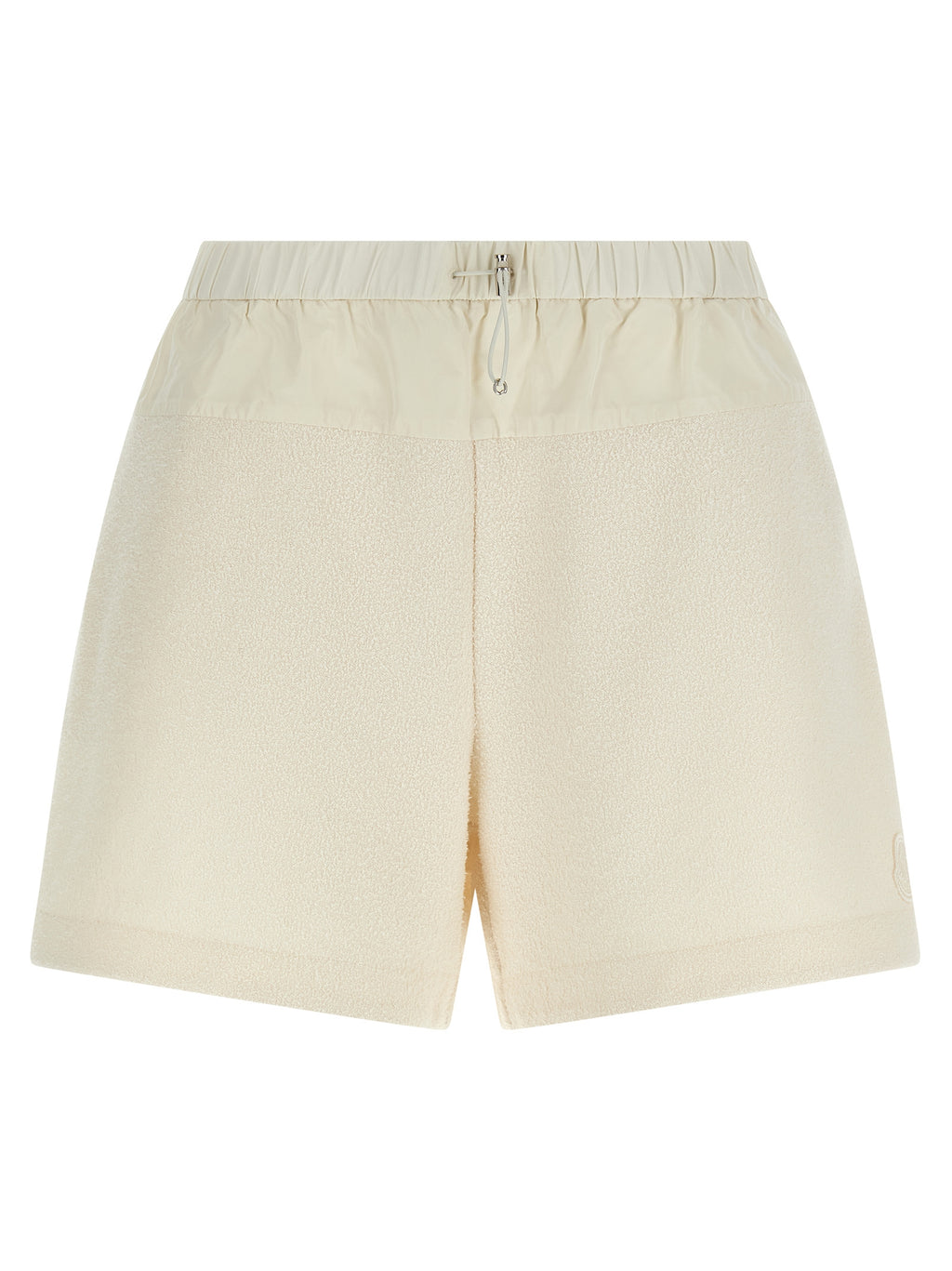 White Polyester Shorts