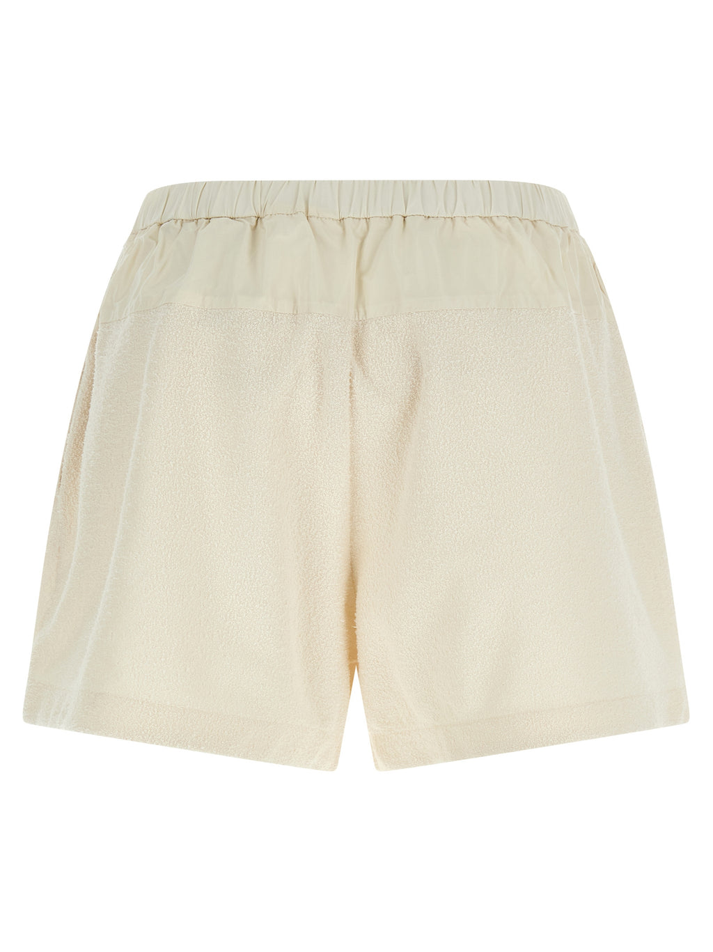 White Polyester Shorts