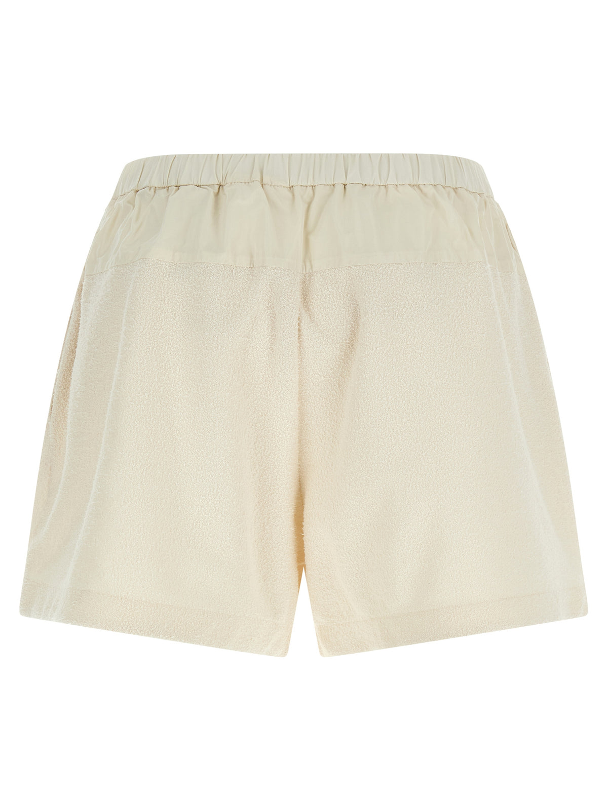 White Polyester Shorts