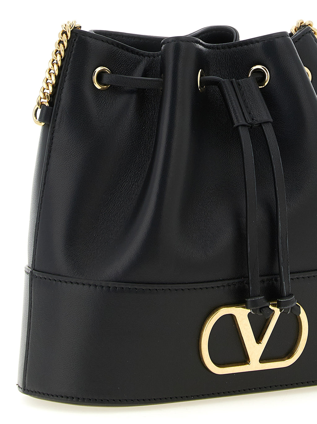VLogo Bucket Bag – Black