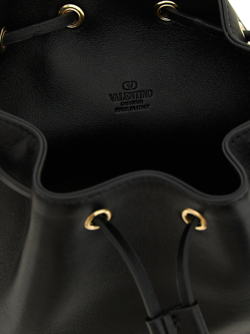 VLogo Bucket Bag – Black