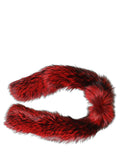 Red Silver Scarf