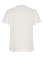 White and Black Cotton T-Shirt