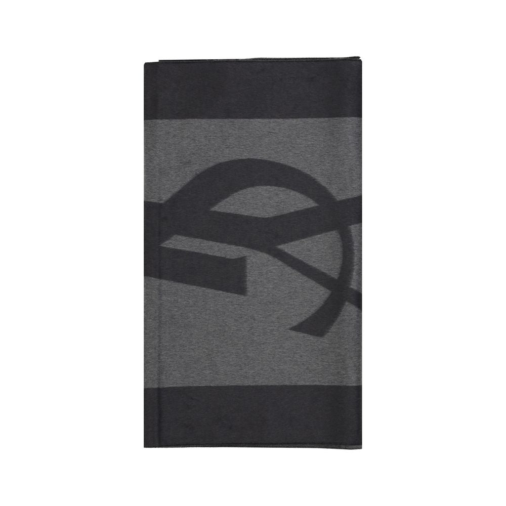 Grey Silk Scarf
