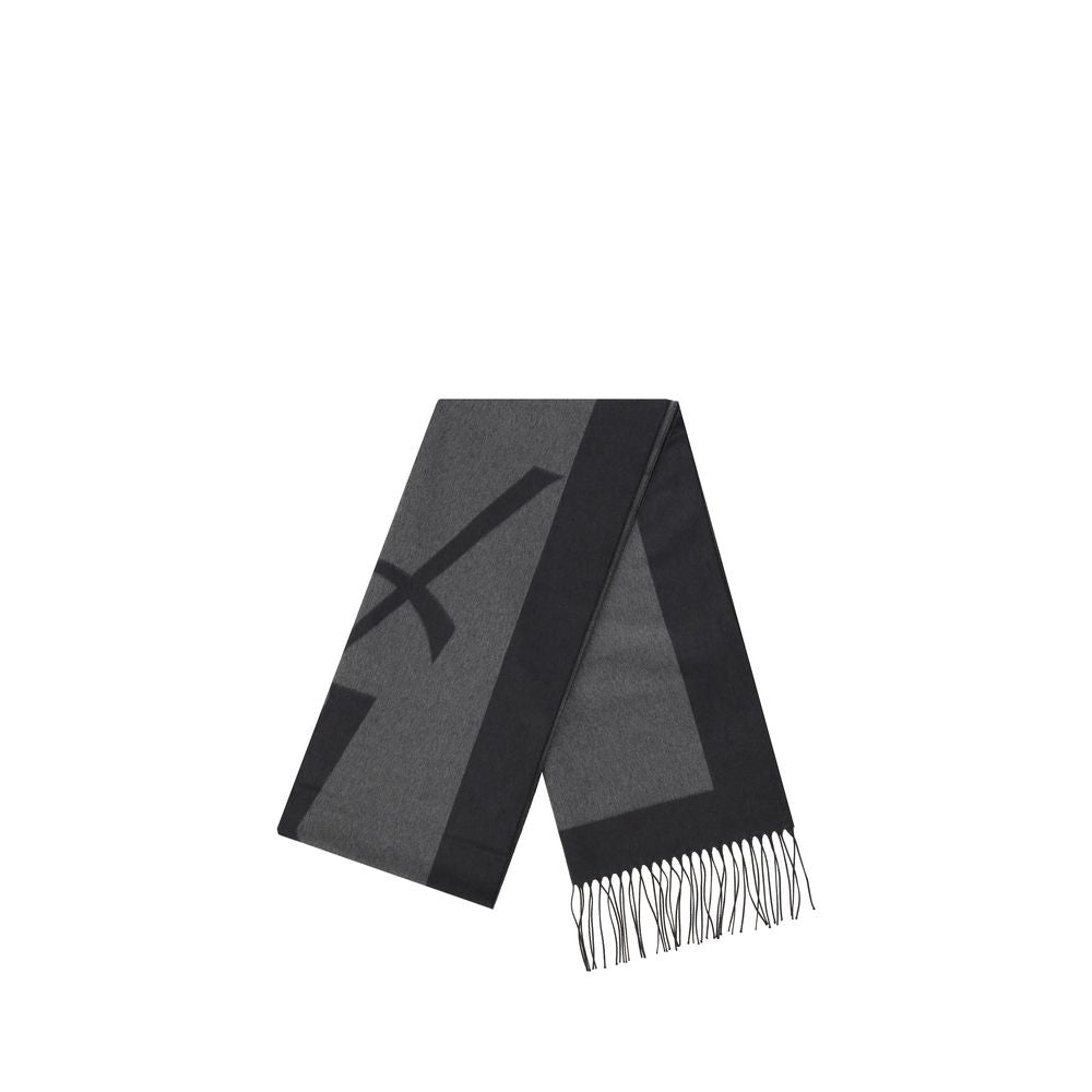 Grey Silk Scarf