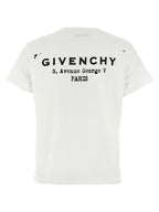 White and Black Cotton T-Shirt