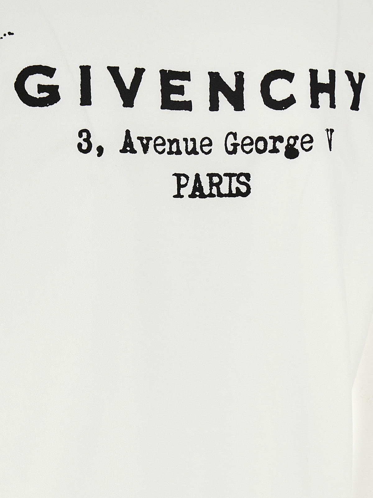 White and Black Cotton T-Shirt