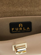 Beige Calfskin Crossbody Bag