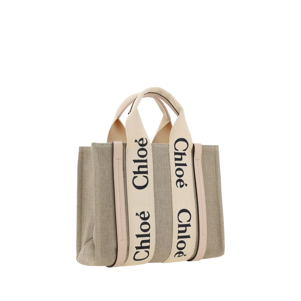 Woody Canvas Handbag – Brown