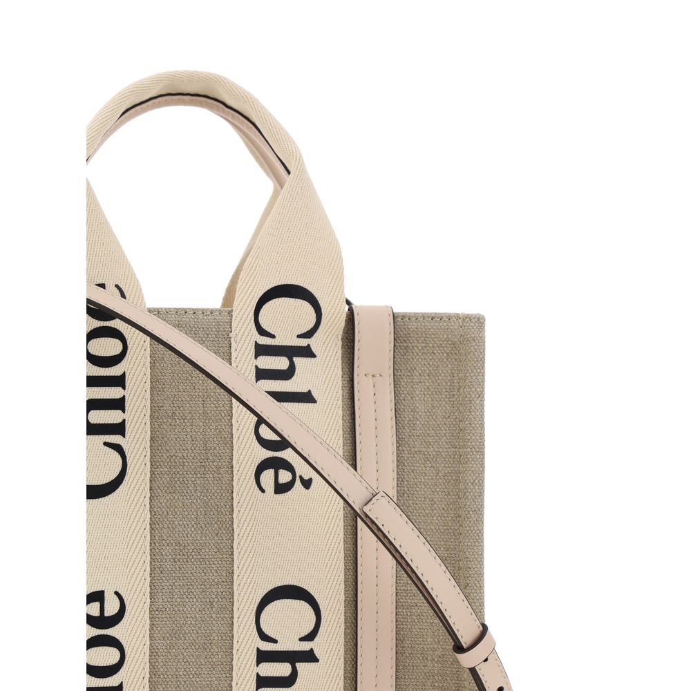 Woody Canvas Handbag – Brown