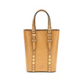 Beige Leather Shoulder Bag