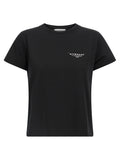 White and Black Cotton T-Shirt