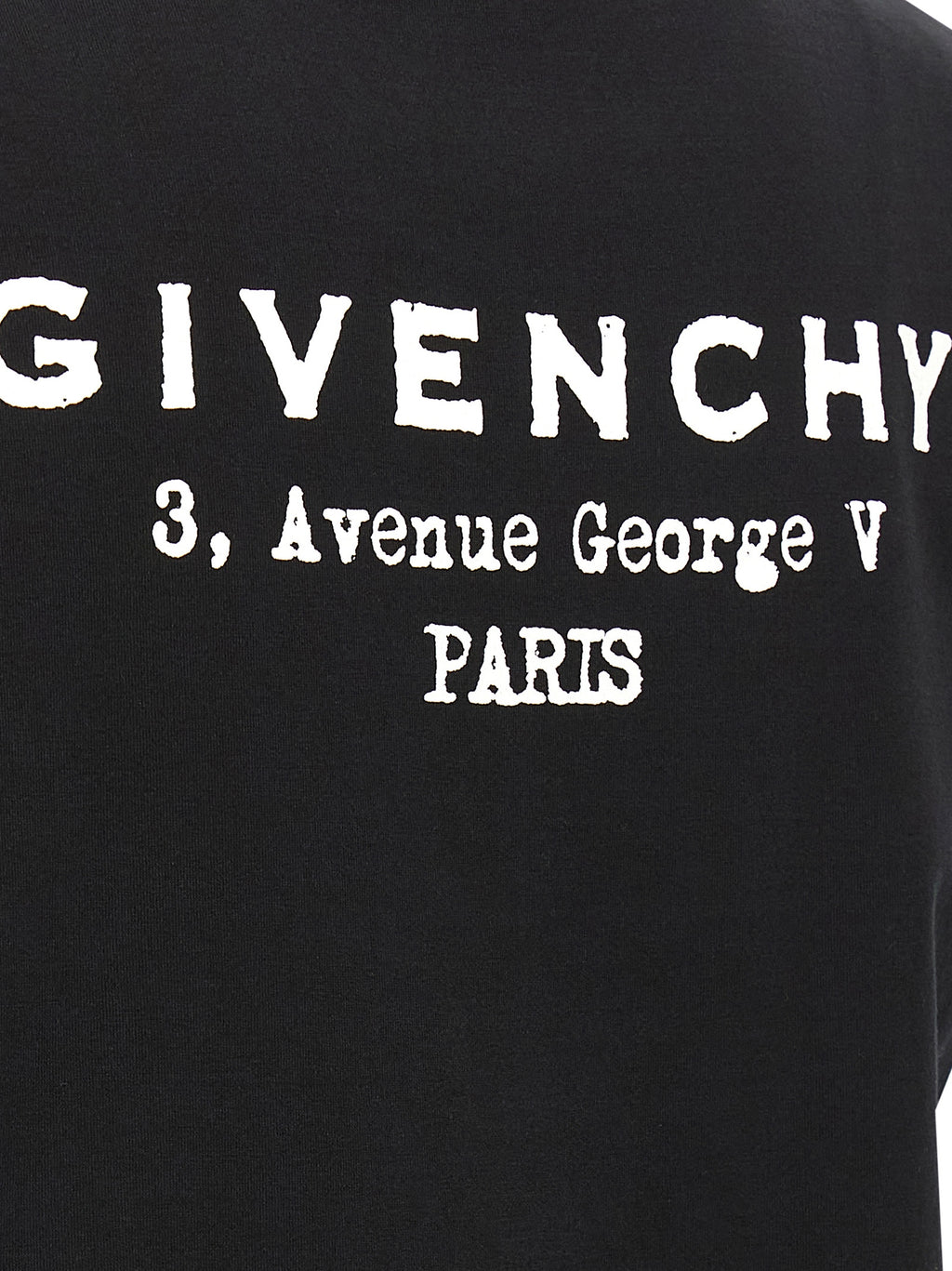 White and Black Cotton T-Shirt