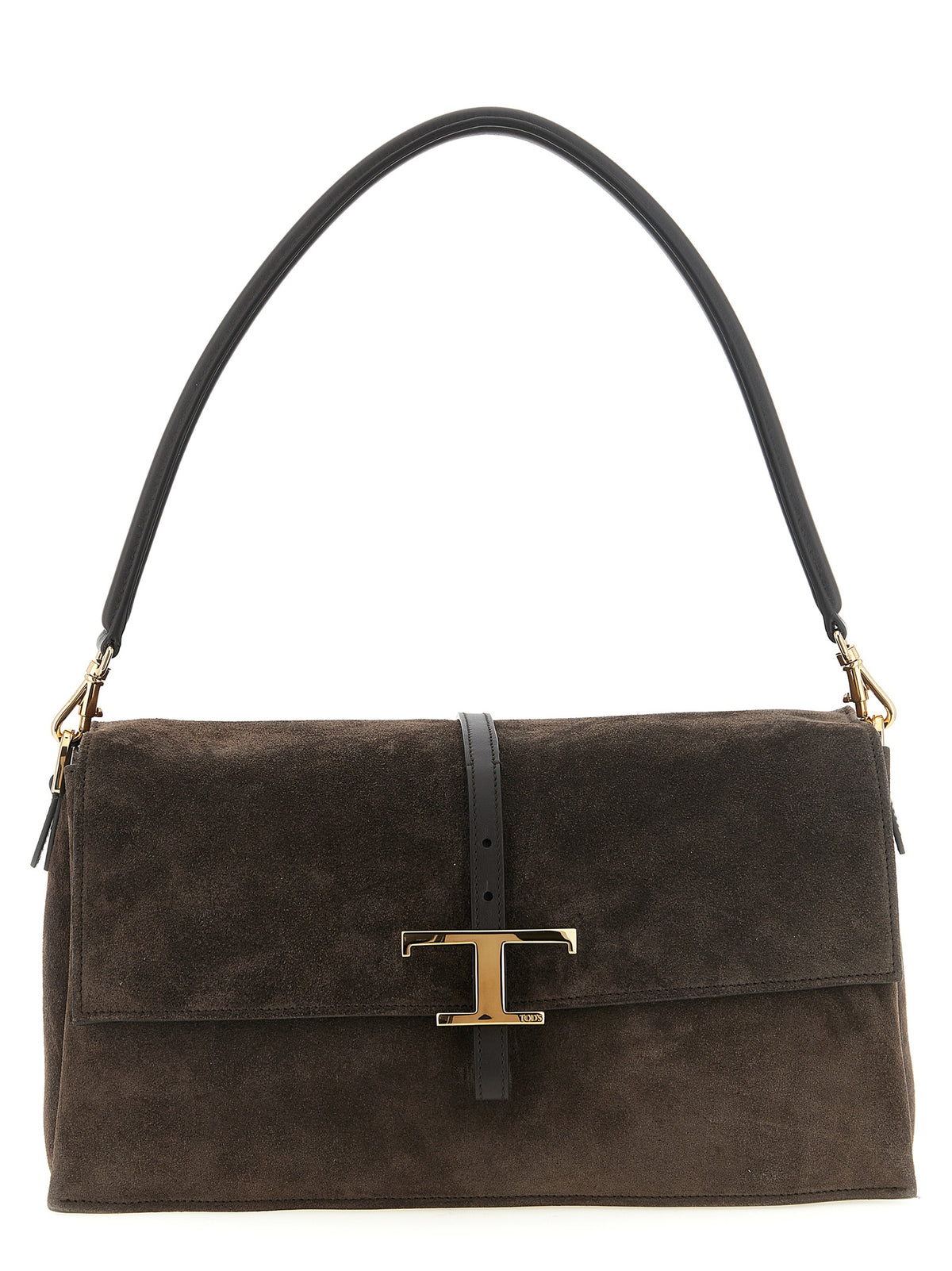 Brown Suede Shoulder Bag