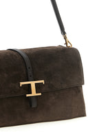 Brown Suede Shoulder Bag