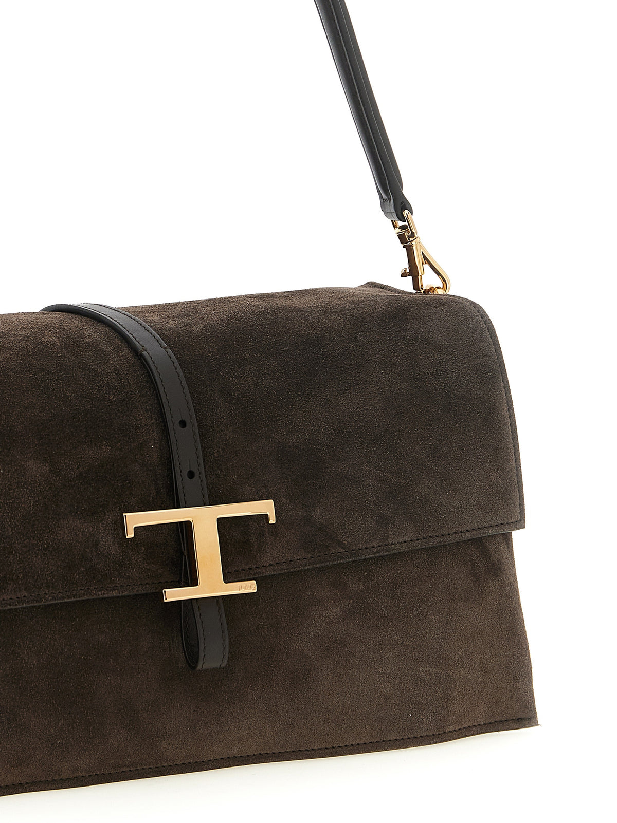 Brown Suede Shoulder Bag