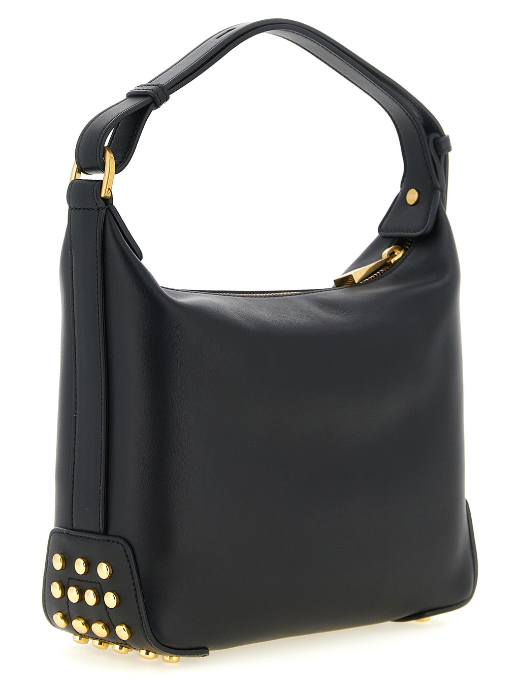 Black Leather Shoulder Bag