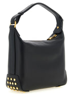Black Leather Shoulder Bag