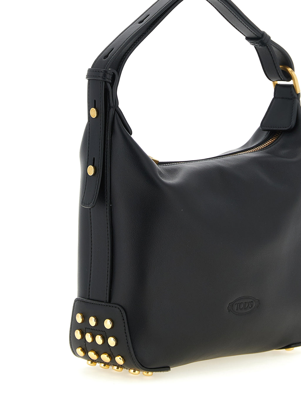 Black Leather Shoulder Bag