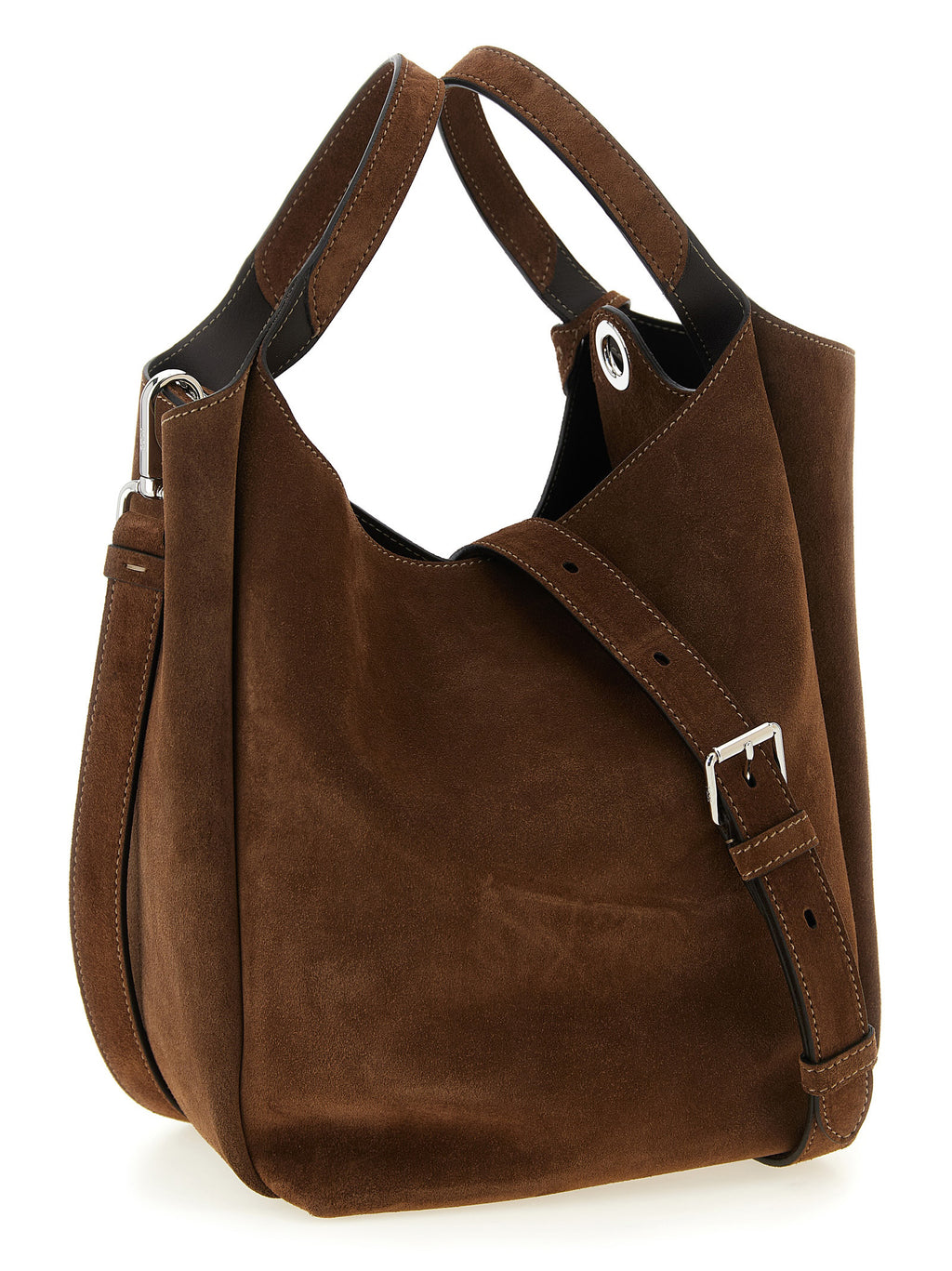 Brown Suede Handbag