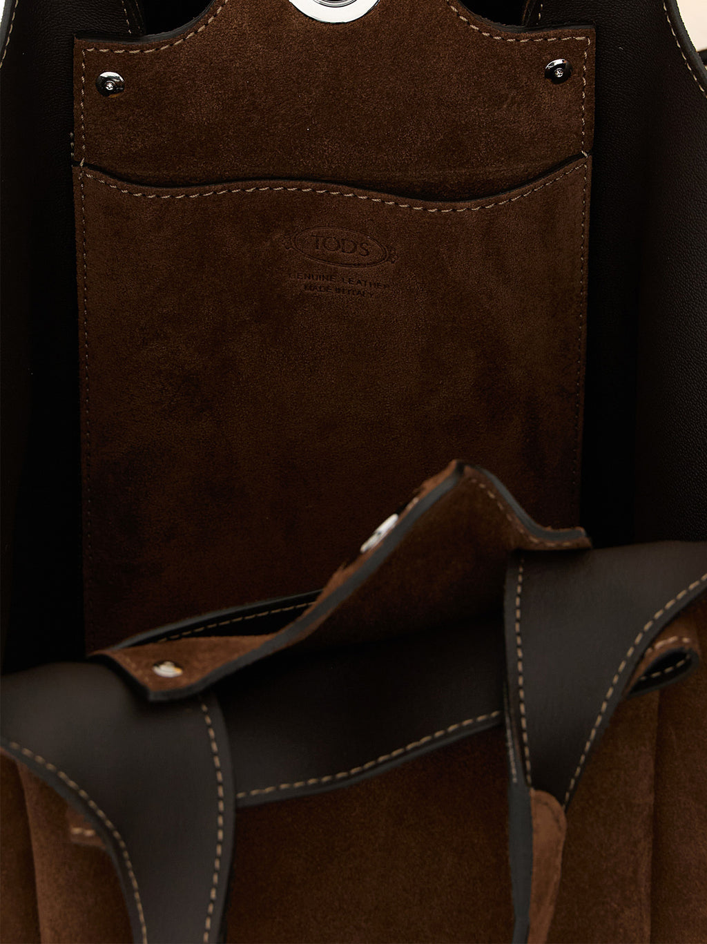 Brown Suede Handbag