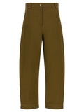 Olive and Green Cotton Trousers