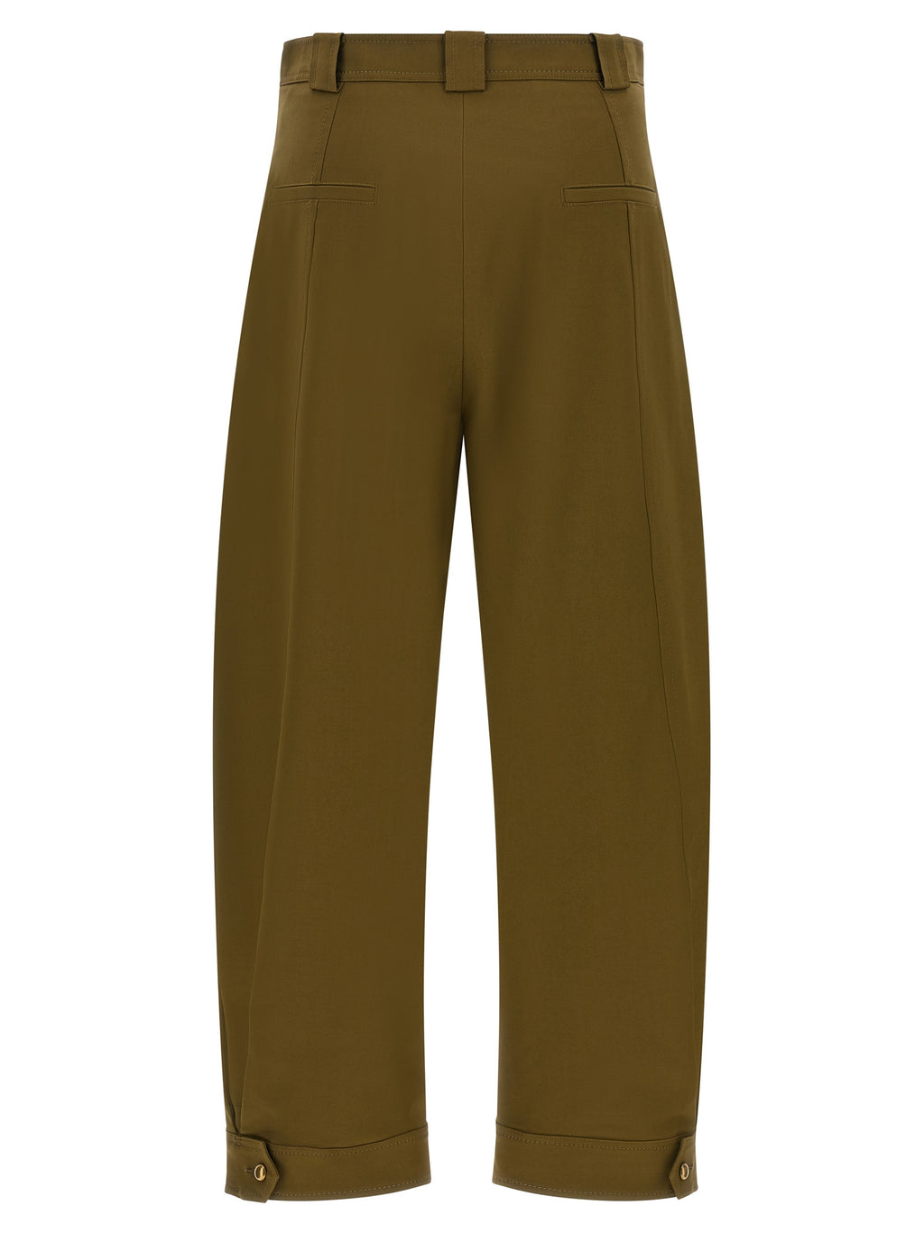 Olive and Green Cotton Trousers