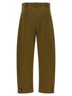 Olive and Green Cotton Trousers