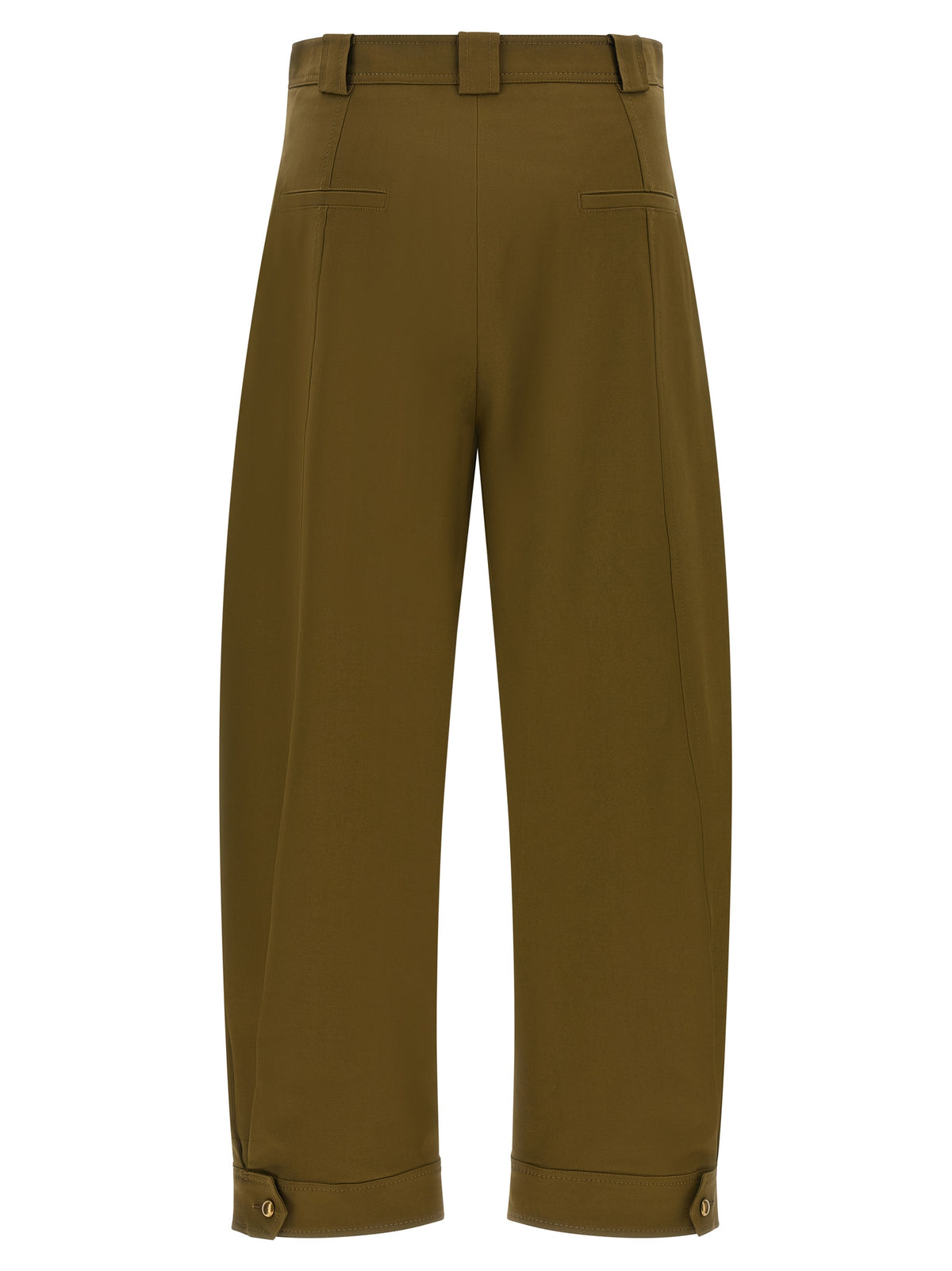 Olive and Green Cotton Trousers