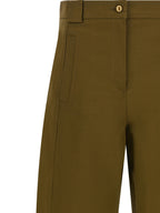 Olive and Green Cotton Trousers