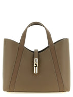 Gray Calfskin Tote Bag