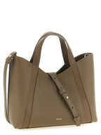 Gray Calfskin Tote Bag