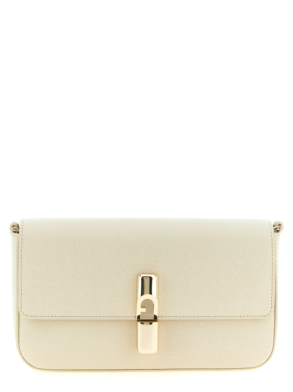 White Leather Crossbody Bag