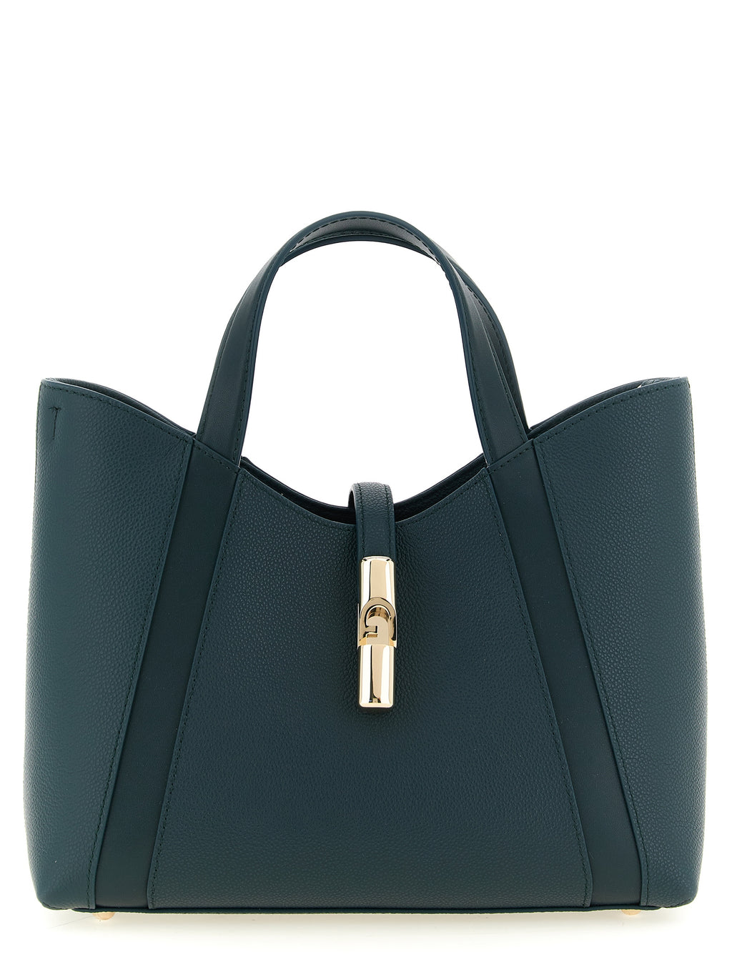 Green Leather Tote Bag