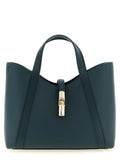 Green Leather Tote Bag