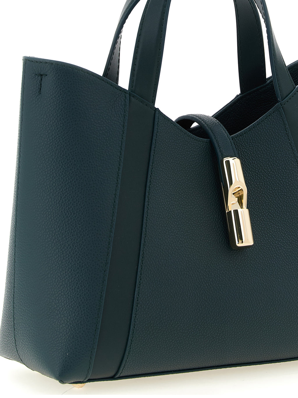 Green Leather Tote Bag
