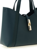Green Leather Tote Bag