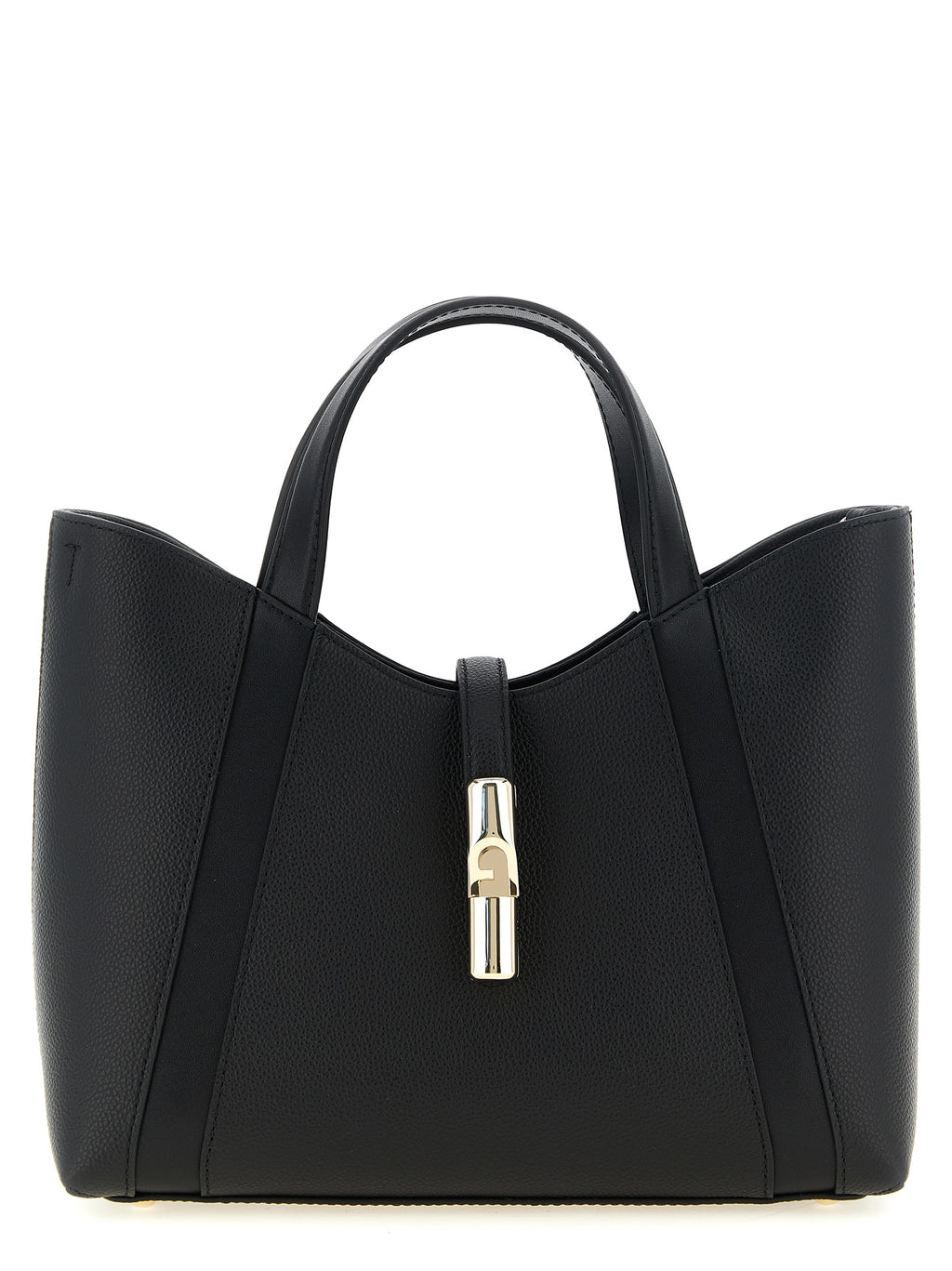 Black Leather Tote Bag