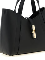 Black Leather Tote Bag
