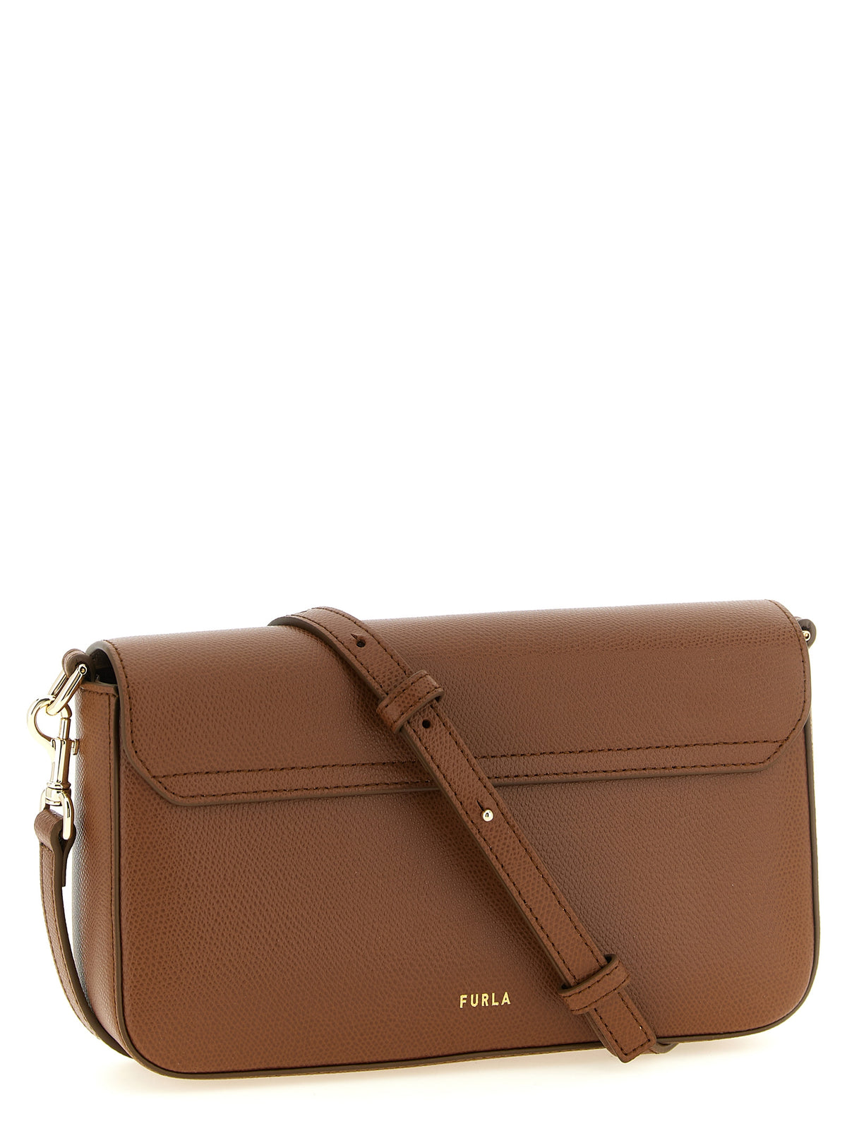 Brown Leather Crossbody Bag