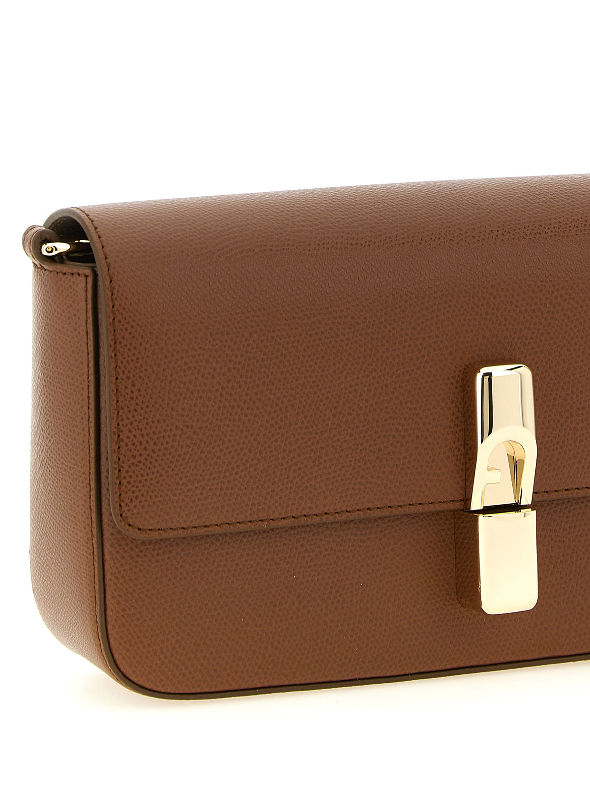 Brown Leather Crossbody Bag