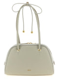 Grey Leather Handbag