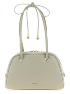 Grey Leather Handbag