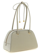 Grey Leather Handbag