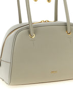 Grey Leather Handbag