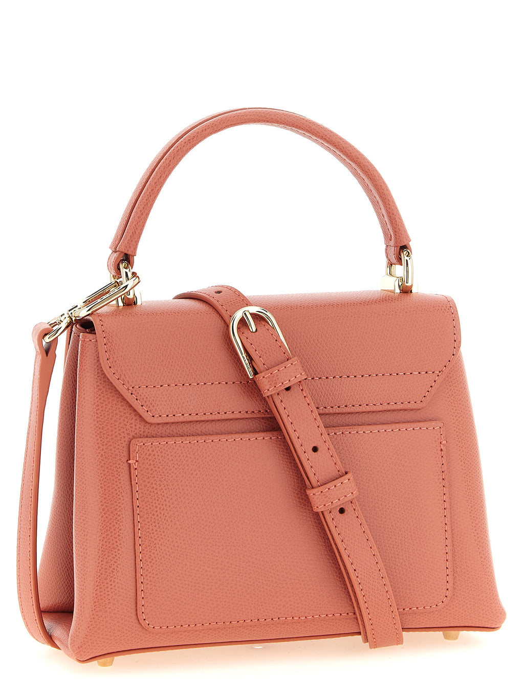 Pink Leather Handbag