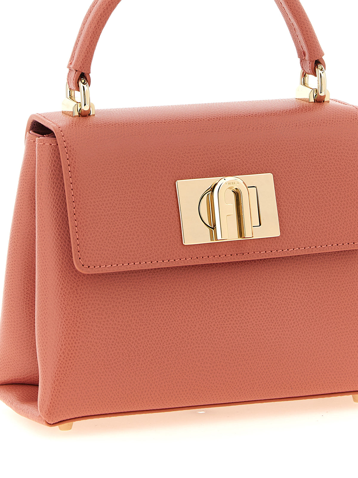 Pink Leather Handbag