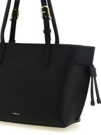 Black Calfskin Tote Bag